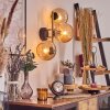 Koyoto Lampada a sfera, Applique Oro, Nero, 3-Luci