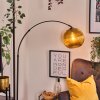 Koyoto Lampada da terra, Lampade ad arco Nero, 1-Luce