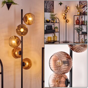 Ripoll Lampada da terra Chiaro, Ramato, 5-Luci