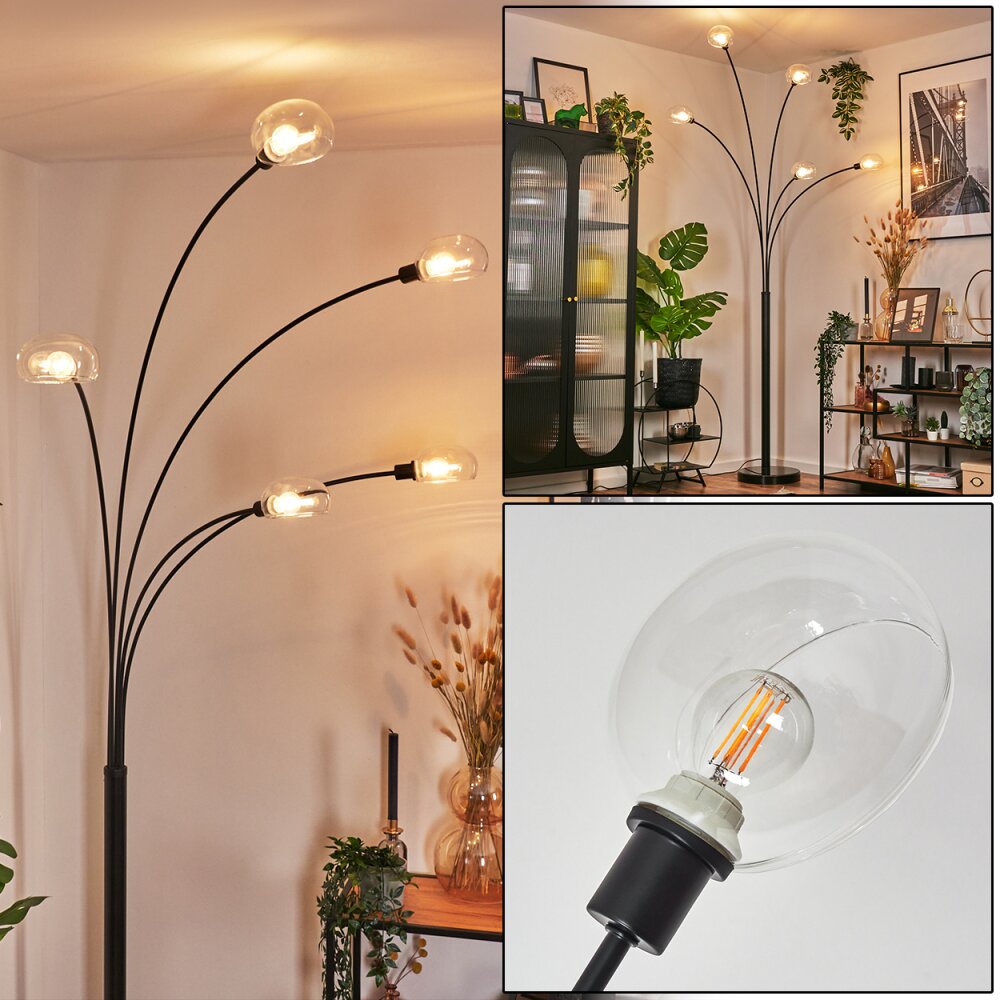 Nikkala Lampada da terra Nero, 5-Luci main product photo