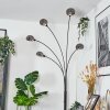 Nikkala Lampada da terra Cromo, Nero, 5-Luci