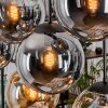 Gastor Lampadario a sospensione, Lampada a sfera, Lampada a sospensione Ambrato, Grigio fumo, 8-Luci