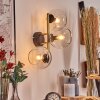 Koyoto Lampada a sfera, Applique Oro, Nero, 3-Luci
