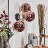 Koyoto Lampada a sfera, Applique Oro, Nero, 3-Luci