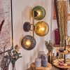 Koyoto Lampada a sfera, Applique Oro, Nero, 3-Luci