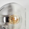Koyoto Lampada a sfera, Applique Chiaro, Grigio fumo, 3-Luci