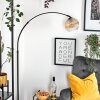 Koyoto Lampada da terra, Lampade ad arco Nero, 1-Luce