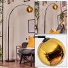 Koyoto Lampada da terra, Lampade ad arco Nero, 1-Luce