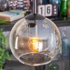 Koyoto Lampadario a sospensione, Lampada a sfera, Lampada a sospensione a cluster 30 cm Ambrato, Chiaro, 3-Luci
