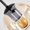 Koyoto Lampadario a sospensione, Lampada a sfera, Lampada a sospensione a cluster 30 cm Ambrato, Chiaro, 3-Luci