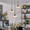 Koyoto Lampadario a sospensione, Lampada a sfera, Lampada a sospensione a cluster 30 cm Chiaro, 3-Luci