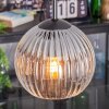 Koyoto Lampadario a sospensione, Lampada a sfera, Lampada a sospensione a cluster 30 cm Chiaro, Grigio fumo, 3-Luci