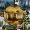 Koyoto Lampadario a sospensione, Lampada a sfera, Lampada a sospensione Écru, Nero, 8-Luci