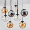 Gastor Lampadario a sospensione, Lampada a sfera, Lampada a sospensione Ambrato, Chiaro, Grigio fumo, 8-Luci