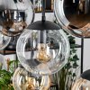 Gastor Lampadario a sospensione, Lampada a sfera, Lampada a sospensione Ambrato, Chiaro, Grigio fumo, 8-Luci