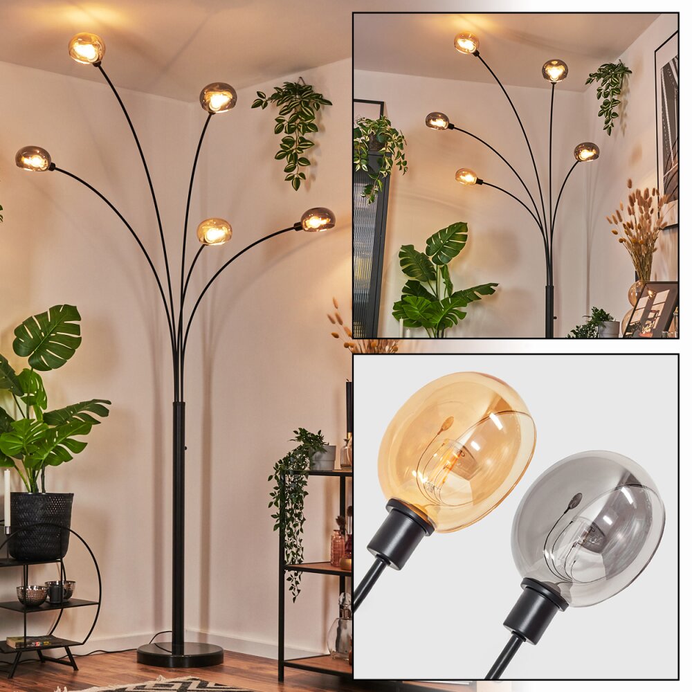 Nikkala Lampada da terra Nero, 5-Luci main product photo