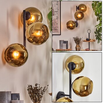 Koyoto Lampada a sfera, Applique Oro, 3-Luci