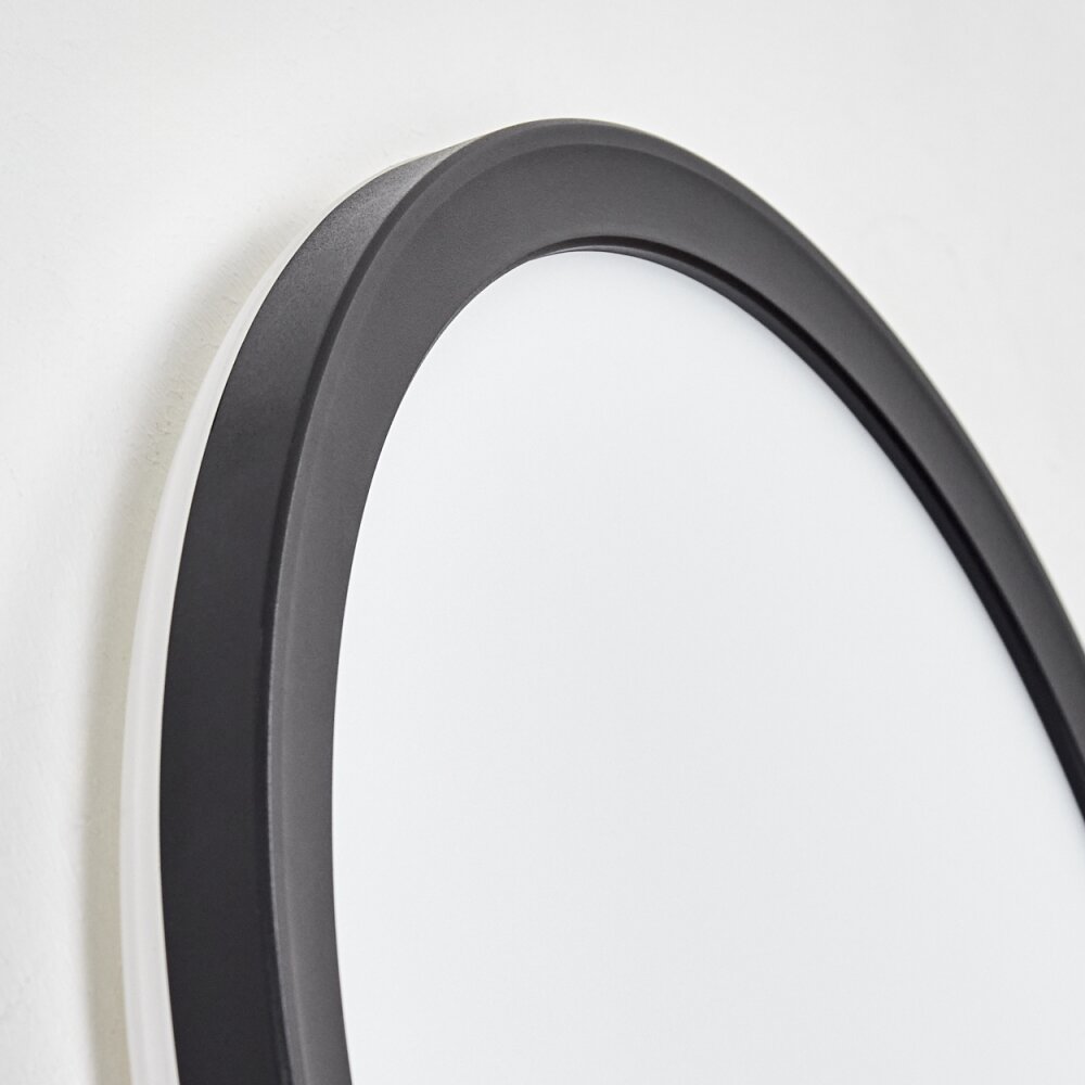Qadir Lampada da parete per esterno, Plafoniera LED Bianco, 1-Luce