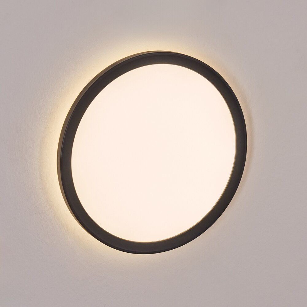 Qadir Lampada da parete per esterno, Plafoniera LED Bianco, 1-Luce