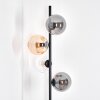 Gastor Lampada da terra 34 cm Ambrato, Chiaro, Grigio fumo, 4-Luci
