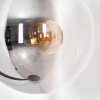 Gastor Lampada da terra 34 cm Ambrato, Chiaro, Grigio fumo, 4-Luci