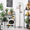 Gastor Lampada da terra 34 cm Ambrato, Chiaro, Grigio fumo, 4-Luci
