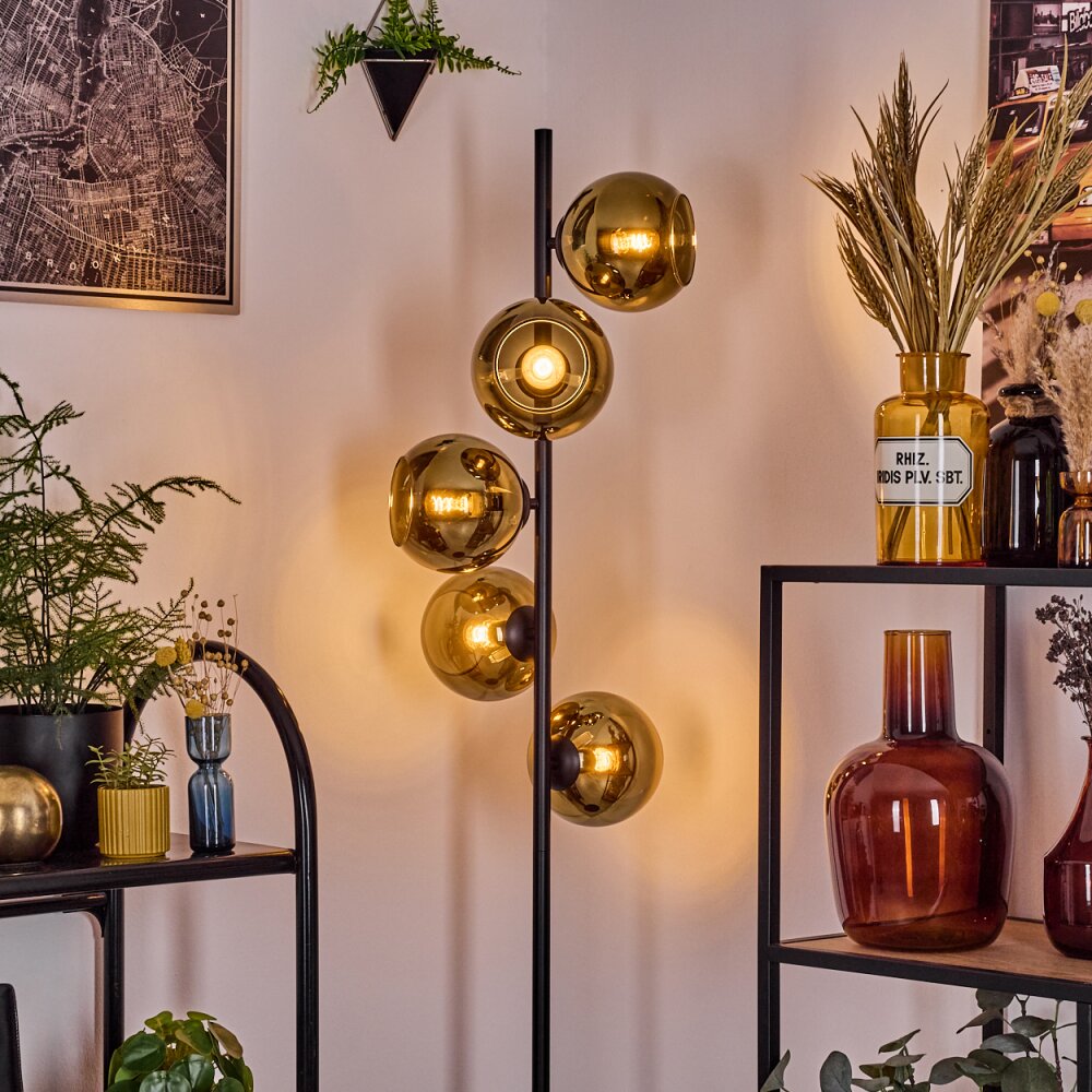 Koyoto Lampada da terra 31 cm Oro, 5-Luci