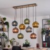 Koyoto Lampadario a sospensione, Lampada a sfera, Lampada a sospensione Écru, Nero, 8-Luci