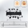 Gastor Lampadario a sospensione, Lampada a sfera, Lampada a sospensione Ambrato, 8-Luci