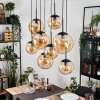 Gastor Lampadario a sospensione, Lampada a sfera, Lampada a sospensione Ambrato, 8-Luci