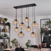 Gastor Lampadario a sospensione, Lampada a sfera, Lampada a sospensione Ambrato, Chiaro, 8-Luci