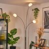 Nikkala Lampada da terra Cromo, Bianco, 3-Luci