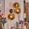Koyoto Lampada a sfera, Applique Oro, Nero, 3-Luci