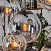 Gastor Lampadario a sospensione, Lampada a sfera, Lampada a sospensione Ambrato, Chiaro, Grigio fumo, 8-Luci