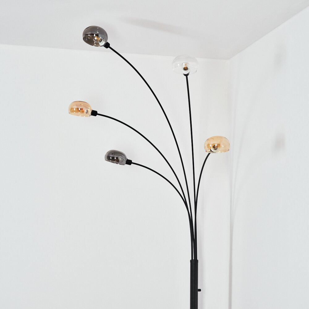 Nikkala Lampada da terra Nero, 5-Luci