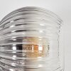 Koyoto Lampada a sfera, Applique Ambrato, Chiaro, Grigio fumo, 3-Luci