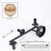 Ripoll Lampada a sfera, Applique Ambrato, 3-Luci