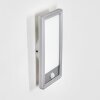 Harel Lampada da parete per esterno, Panel, Applique LED Argento, 1-Luce, Sensori di movimento
