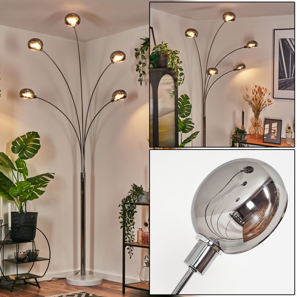 Nikkala Lampada da terra Cromo, Bianco, 5-Luci main product photo