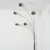 Nikkala Lampada da terra Cromo, Bianco, 5-Luci