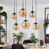 Gastor Lampadario a sospensione, Lampada a sfera, Lampada a sospensione Ambrato, 6-Luci
