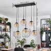 Gastor Lampadario a sospensione, Lampada a sfera, Lampada a sospensione Ambrato, Chiaro, 6-Luci
