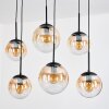 Gastor Lampadario a sospensione, Lampada a sfera, Lampada a sospensione Ambrato, Chiaro, 6-Luci