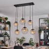 Gastor Lampadario a sospensione, Lampada a sfera, Lampada a sospensione Ambrato, Chiaro, 6-Luci