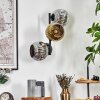 Ripoll Lampada a sfera, Applique Cromo, Oro, Grigio fumo, 3-Luci