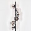 Koyoto Lampada da terra 31 cm Cromo, Chiaro, Grigio fumo, 6-Luci