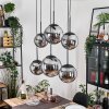 Gastor Lampadario a sospensione, Lampada a sfera, Lampada a sospensione Grigio fumo, 6-Luci