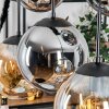 Gastor Lampadario a sospensione, Lampada a sfera, Lampada a sospensione Ambrato, Grigio fumo, 6-Luci