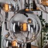 Gastor Lampadario a sospensione, Lampada a sfera, Lampada a sospensione Chiaro, Grigio fumo, 8-Luci