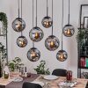 Gastor Lampadario a sospensione, Lampada a sfera, Lampada a sospensione Grigio fumo, 8-Luci